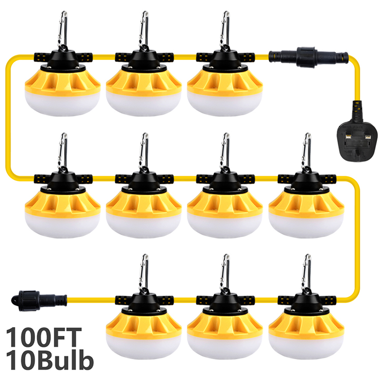 100FT Construction String Light UK