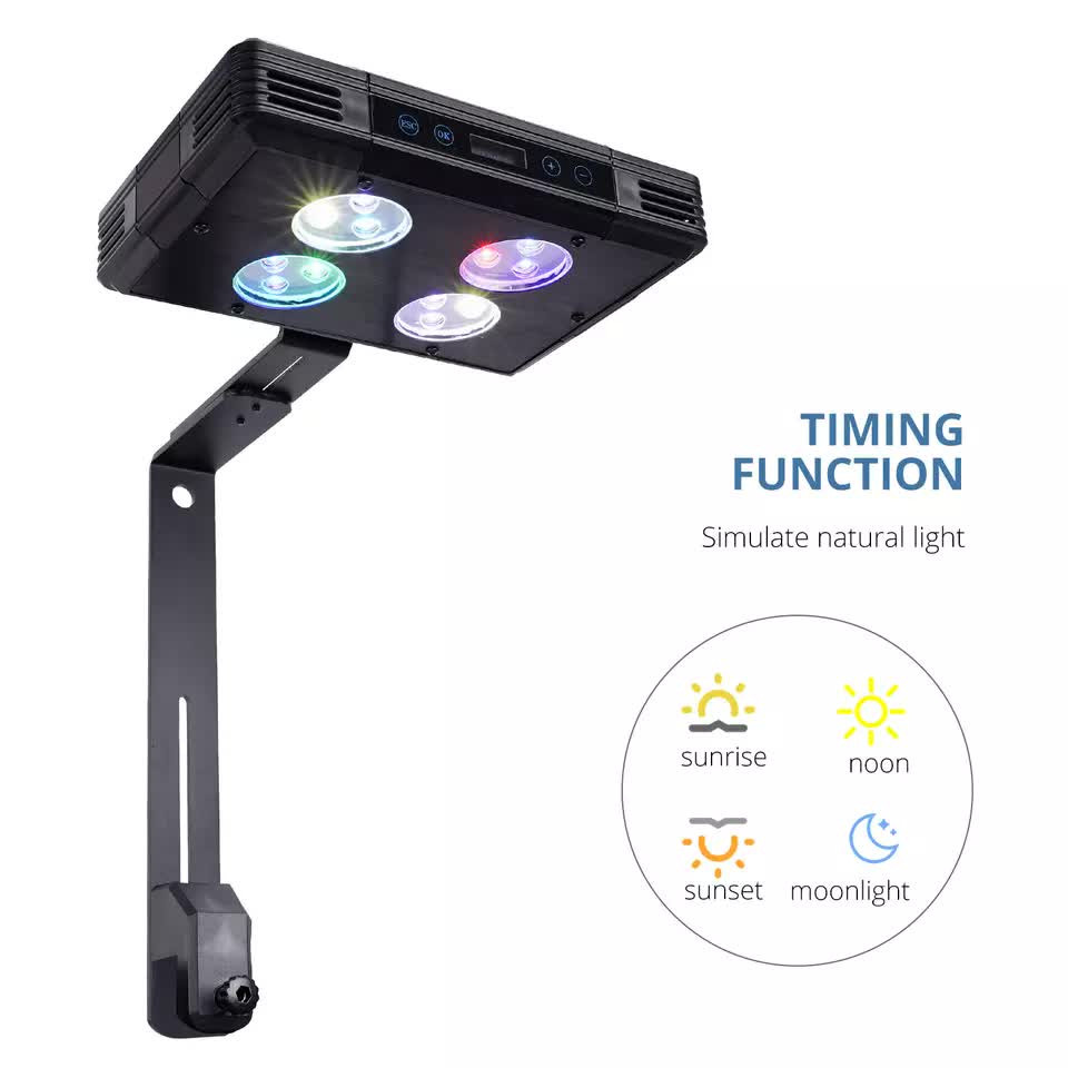 Coral Reef used White LED Aquarium Light with Wi-Fi Controller